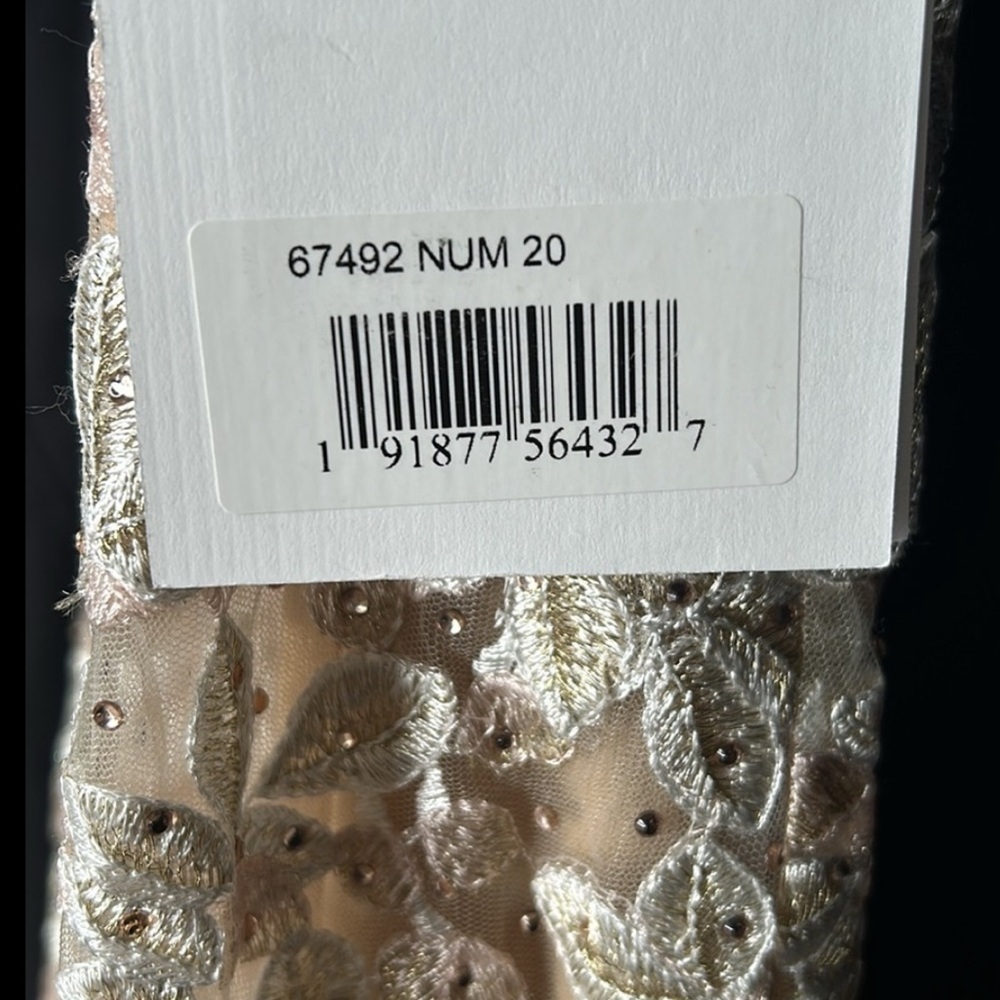 Mac Duggal 67492 NWT FLORAL EMBROIDERED CORSET BODICE GOWN - Picture 10 of 10